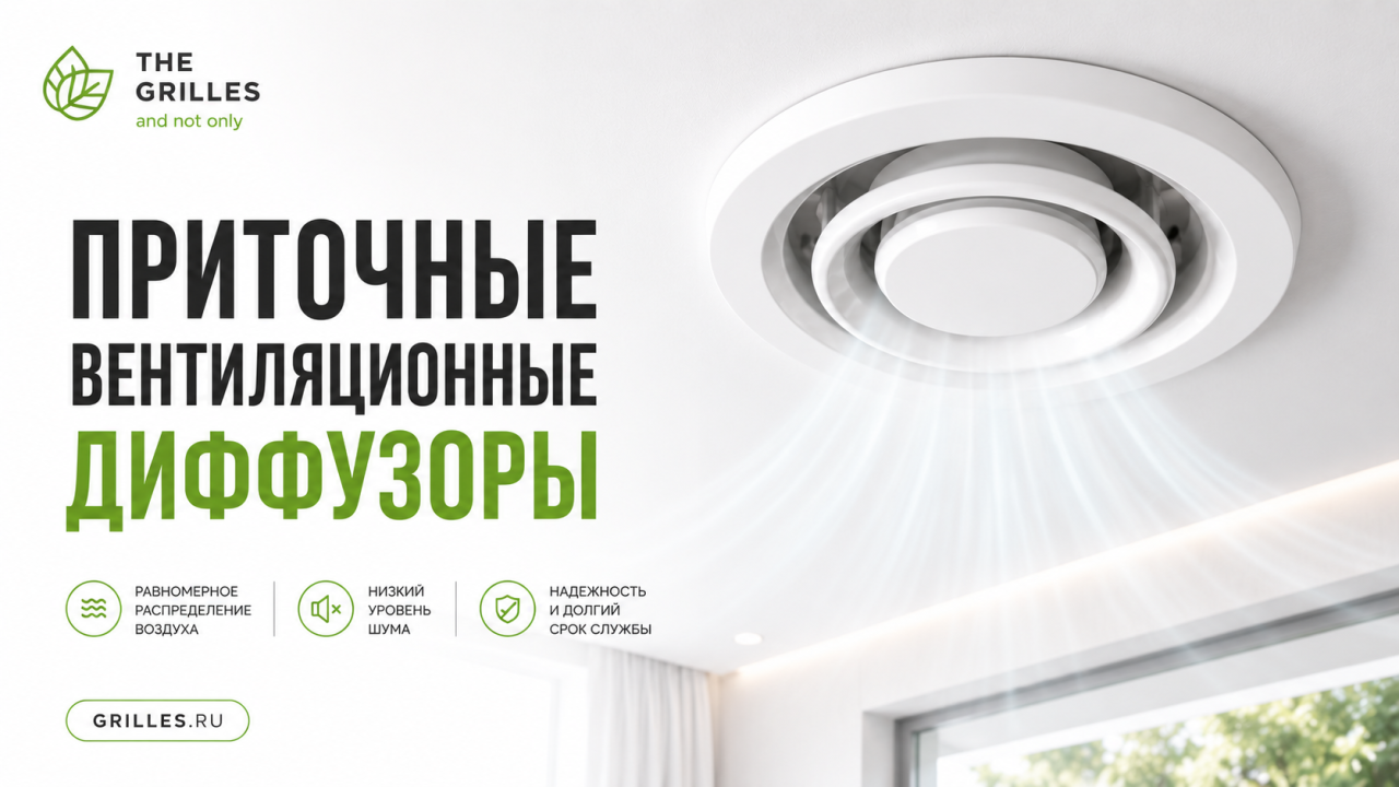 Приточные вентиляционные диффузоры